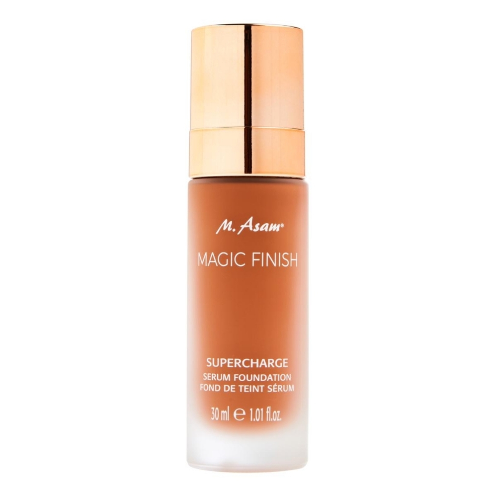 Asam Magic Finish Supercharge Serum Foundation 440 Deep Almond New in Box